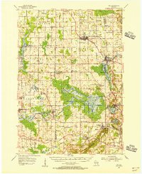 Kiel 1954 topographic map thumbnail