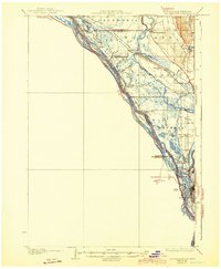 La Crescent 1930 topographic map thumbnail