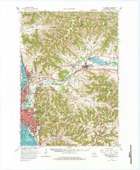 La Crosse 1963 topographic map thumbnail