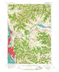 La Crosse 1963 topographic map thumbnail