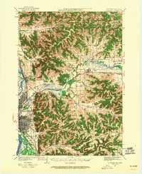 La Crosse 1927 topographic map thumbnail