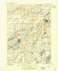 Lake Geneva 1904 topographic map thumbnail