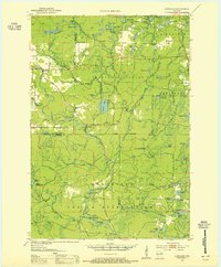 Langlade 1952 topographic map thumbnail