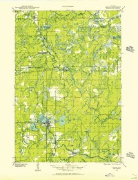 Laona 1939 topographic map thumbnail
