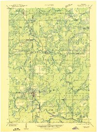 Laona 1946 topographic map thumbnail