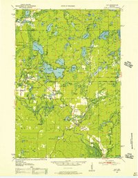 Lily 1950 topographic map thumbnail