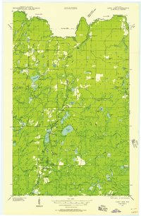 Long Lake 1939 topographic map thumbnail