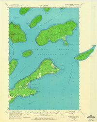 Madeline Island 1964 topographic map thumbnail