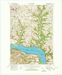 Maiden Rock 1950 topographic map thumbnail
