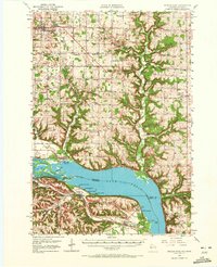 Maiden Rock 1950 topographic map thumbnail