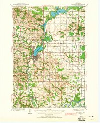 Menomonie 1940 topographic map thumbnail