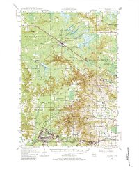 Millston 1947 topographic map thumbnail
