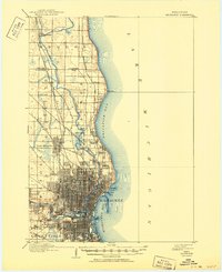 Milwaukee 1906 topographic map thumbnail