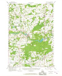 Oconto Falls 1956 topographic map thumbnail
