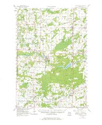 Oconto Falls 1956 topographic map thumbnail