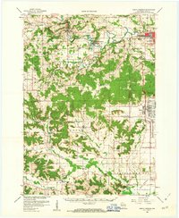 North Freedom 1958 topographic map thumbnail