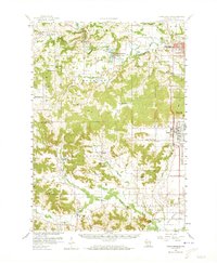 North Freedom 1958 topographic map thumbnail