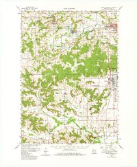 North Freedom 1958 topographic map thumbnail