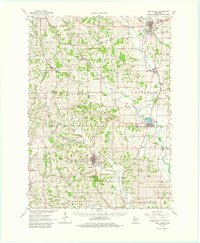 New Glarus 1962 topographic map thumbnail