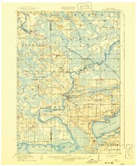 Neshkoro 1918 topographic map thumbnail