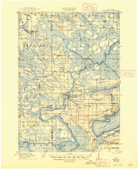 Neshkoro 1918 topographic map thumbnail