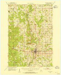 Neillsville 1953 topographic map thumbnail
