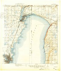 Neenah 1911 topographic map thumbnail