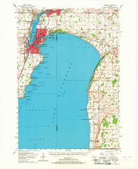 Neenah 1955 topographic map thumbnail