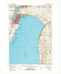 Neenah 1955 topographic map thumbnail