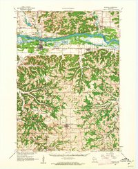 Muscoda 1960 topographic map thumbnail