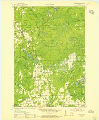 Mountain 1952 topographic map thumbnail