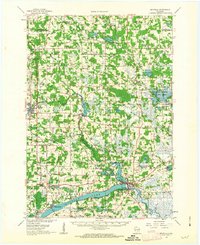 Montello 1961 topographic map thumbnail