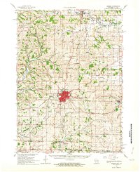 Monroe 1962 topographic map thumbnail