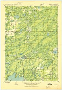 Monico 1950 topographic map thumbnail