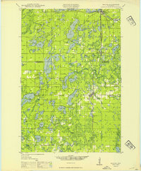 Minong 1949 topographic map thumbnail