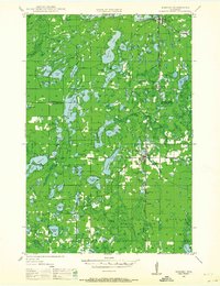 Minong 1947 topographic map thumbnail