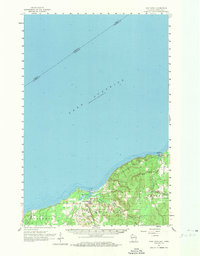 Port Wing 1961 topographic map thumbnail