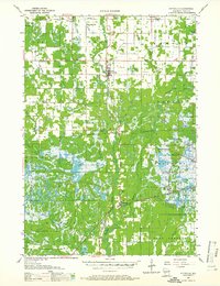 Pittsville 1957 topographic map thumbnail