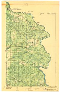 Pembine 1947 topographic map thumbnail