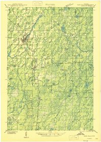 Park Falls 1947 topographic map thumbnail