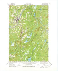 Park Falls 1968 topographic map thumbnail
