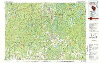 Park Falls 1980 topographic map thumbnail