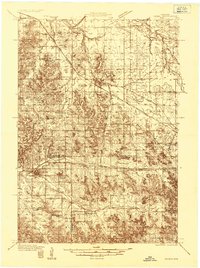 Osseo 1935 topographic map thumbnail
