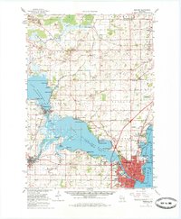 Oshkosh 1961 topographic map thumbnail