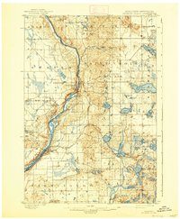 St Croix Dalles 1901 topographic map thumbnail