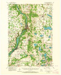 St Croix Dalles 1955 topographic map thumbnail