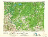 Rice Lake 1953 topographic map thumbnail