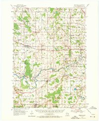 Reedsville 1954 topographic map preview