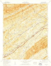 Wyndale 1960 topographic map thumbnail