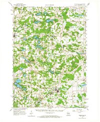 Redgranite 1961 topographic map thumbnail